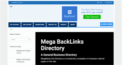 Desktop Screenshot of megabacklinksdirectory.info